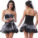 ゴーストブライドミニドレス(コスプレ衣装) ゴーストブライドミニドレス(コスプレ衣装)